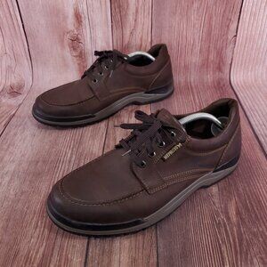 Mephisto Charles Shoes Mens Size 11.5 Dark Brown Nubuck Leather Casual Sneakers